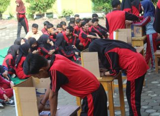 Pemilihan Ketua dan Wakil Osis SMK Dharma Bhakti 4 Jambi