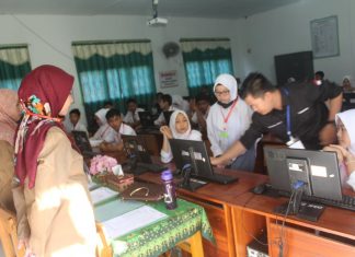 Hari Pertama UNBK 2020 SMK Dharma Bhakti 4 Jambi